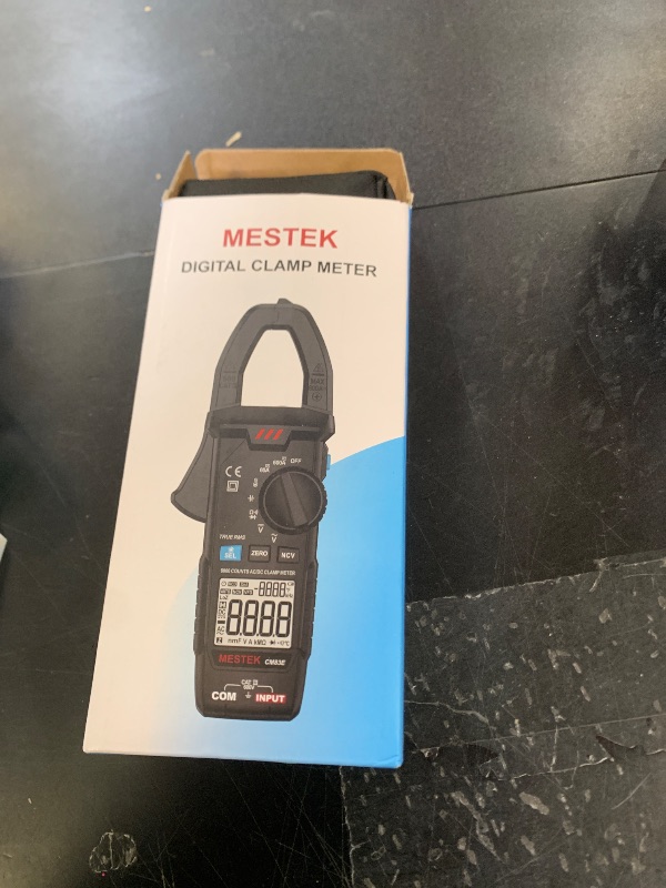 Photo 1 of Digital Clamp Meter, MESTEK Multimeter Voltage Tester TRMS 6000 Counts Auto-ranging Amp Volt Ohm Meter with NCV, Measures AC/DC Current, Voltage, Capacitance, Resistance, Diodes, Continuity, Live Wire