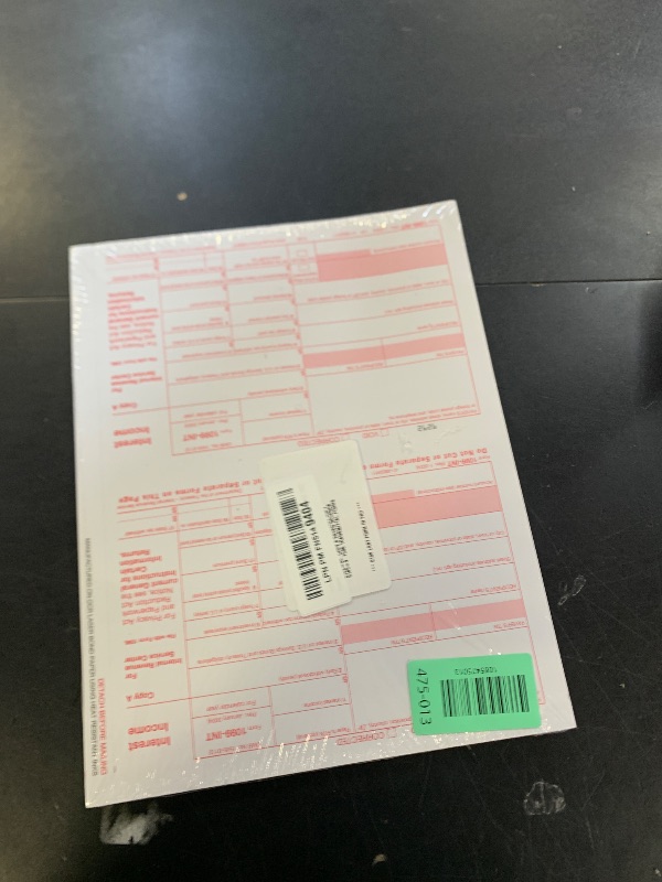 Photo 1 of 1099 INT Tax Forms 2025 Interest Income Set, 4 Part 25 Pack, Great for QuickBooks and Accounting Software 25 Laser Form Sets for Interest Income, 1099-INT 2025