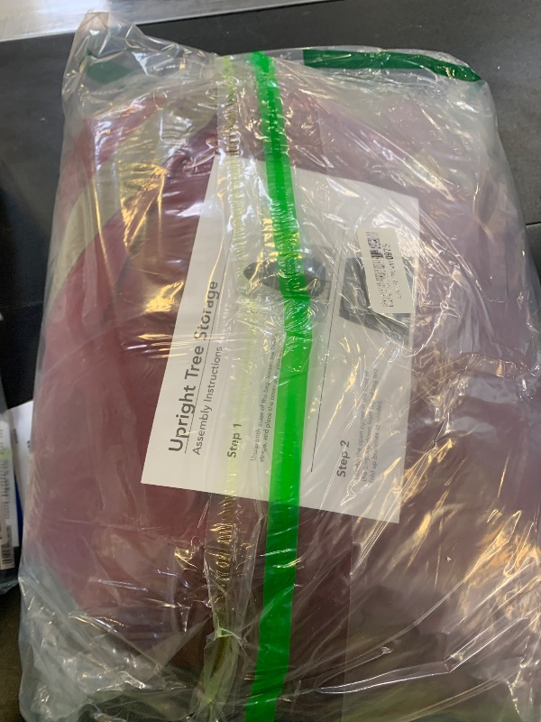 Photo 1 of Covermates Keepsakes Upright Christmas Tree Storage Bag – Heavy-Duty Holiday Closet Cover Trees – Durable 300D Polyester with Cinch Straps & Zipper Access – Christmas Tree Bags Storage, Red