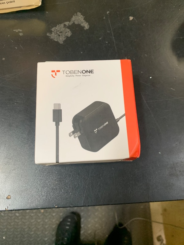 Photo 1 of 100W USB C Laptop Charger, Universal GaN III Power Supply Adapter, Replacement Foldable Fast Charger PD3.0 for MacBook Pro/Air, HP, Lenovo, Asus, Steam Deck, and All Type C Devices (5ft Cable)