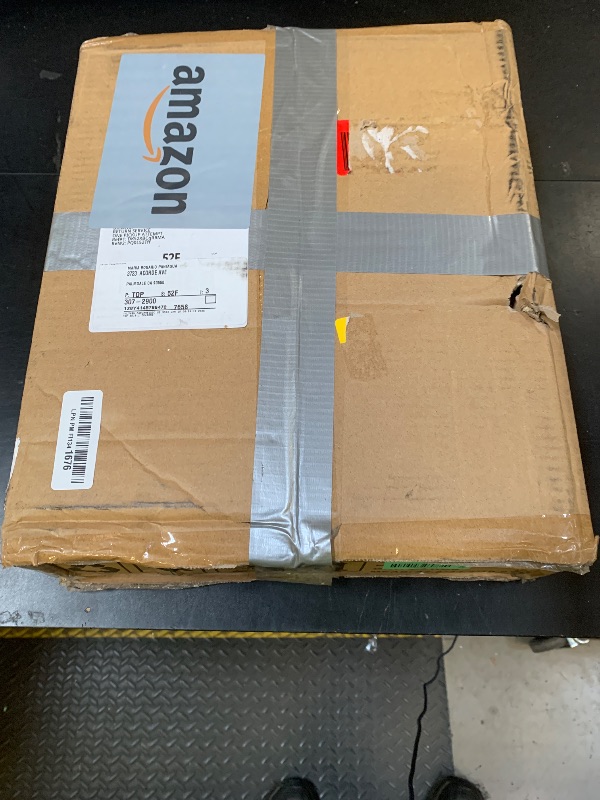 Photo 1 of **DAMAGED WOOD** Trironsun Corner Bread Box for Kitchen Counter Double Layer Bamboo Bread Storage Container Large Capacity Bread Storage Bin Farmhouse Breadbox Organizer