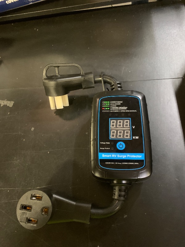 Photo 1 of Portable RV Surge Protector 50 Amp - Smart RV Energy Monitor - Bluetooth Surge Protector with Auto Power Off 10000 Joule Portable RV Adapter Circuit Analyzer Portable Surge UL Listed?Fault Detection