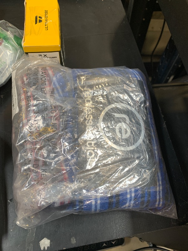 Photo 1 of **INCOMPLETE** Real Essentials 2 Pack: Men's Soft Cotton Flannel Pajama Pants PJ Lounge Bottoms Elastic Waist Pockets, Standard, Medium, Flannel Set 9