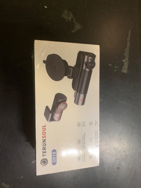 Photo 1 of TERUNSOUl 4K+4K+1080P 3 Channel Dash Cam Front and Rear with Cabin, Free 128GB Card Included, 5.8GHz WiFi6 - up to 20MB/s, IR Night Vision, Built-in GPS, G-Sensor, 24H Parking Mode, Support 512GB Max