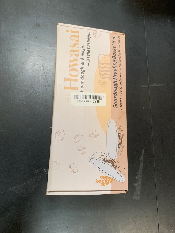 Photo 1 of Banneton Bread Proofing Basket, Sourdough Proofing Basket, Oval & Round Proofing Baskets With Liners & Covers, Cotton Rope Sourdough Bread Baskets, Sourdough Bread Baking Supplies