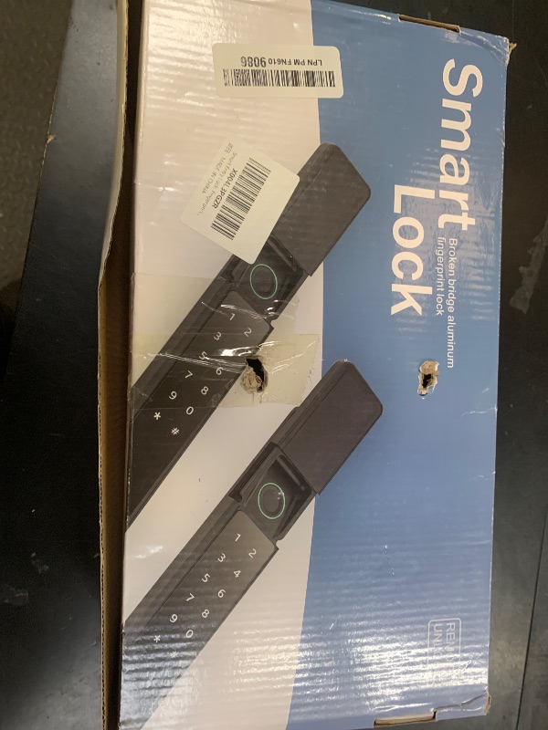 Photo 1 of AUNMAS Smart Lock Keyless Entry, Fingerprint APP Control, Weather Proof Deadbolt for Home Door 35-80mm Thickness