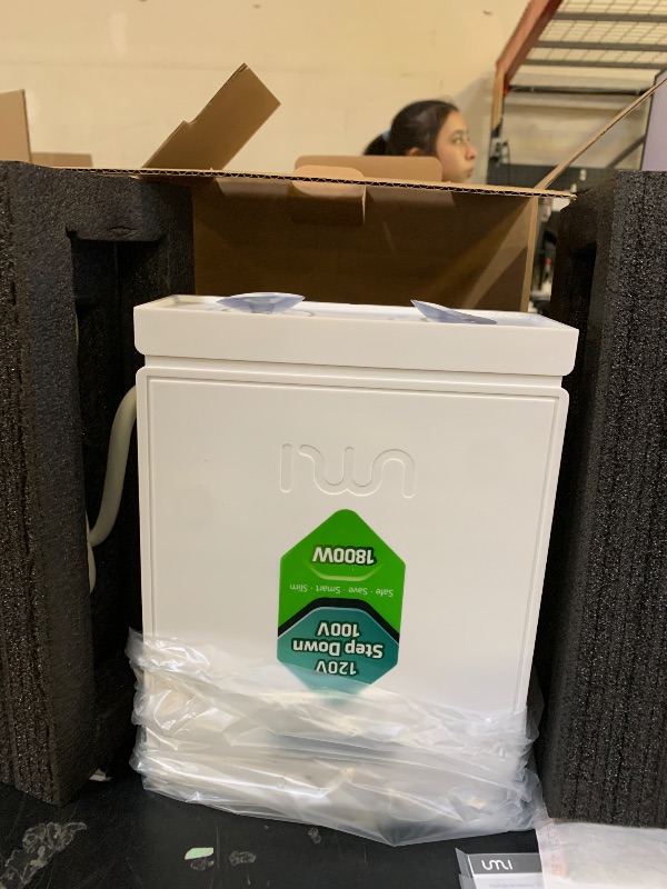 Photo 1 of UMI 1800 Watt Voltage Converter Transformer - Heavy Duty Step Down AC 120V to 100V Power Converter - for Japan Appliances Use in US Canada Mexico – CE Certified [3-Year Warranty]