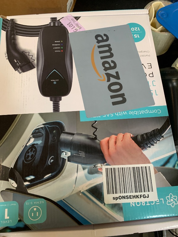 Photo 1 of Lectron EV Charger, 16 ft Extension Cord & J1772 Cable - Portable Electric Car Charger for J1772 EVs and Plug-in Hybrid Vehicles