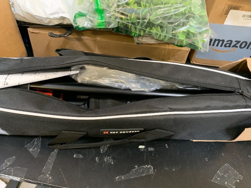 Photo 1 of K&F CONCEPT 90''/230cm Overhead Camera Tripod, Horizontal Shooting Video Tripods with Fluid Head Heavy Duty, Detachable Monopod, for Indoor and Outdoor Use T254A7+FH-03