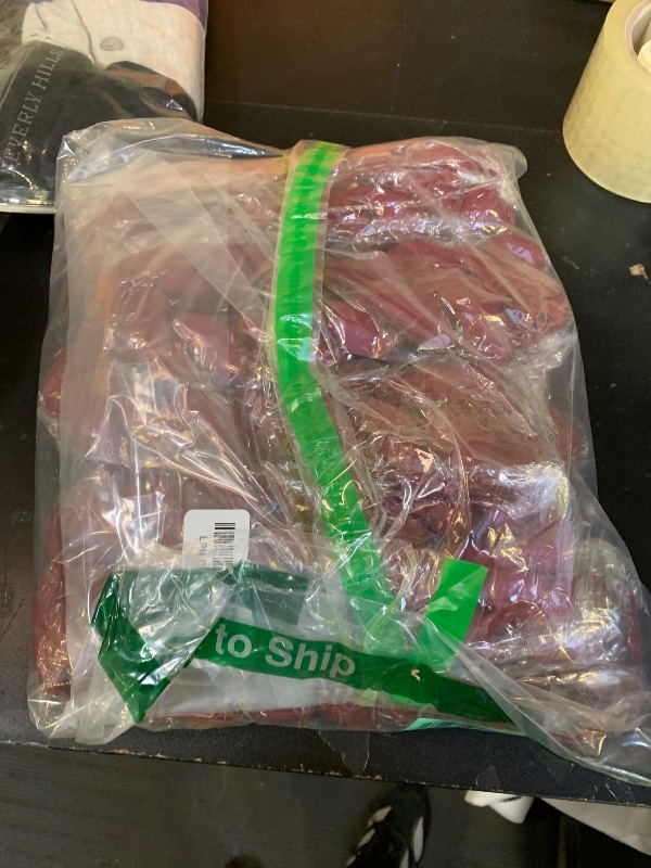 Photo 1 of 10 Pack Burgundy Cheesecloth Table Runner 10FT Boho Gauze Fabric Table Runner Vintage Rustic Sheer Runners for Wedding Party Bridal Baby Shower Long Table Decorations