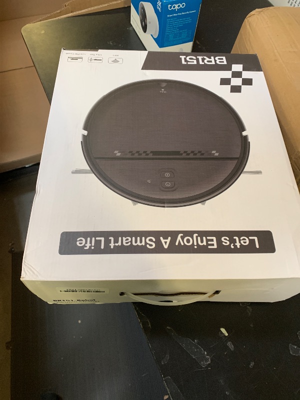 Photo 1 of Robot Vacuum and Mop Combo, 2-in-1 Mopping Robot Vacuum Cleaner with 2300Pa Suction, 2.87'' Slim Design, Wi-Fi/App/Voice Control, 3D Obstacle Avoidance&Self-Charging for Hard Floors, Carpets, Pet Hair