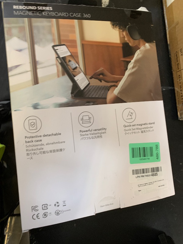 Photo 1 of ESR iPad Pro 13 Inch Case with Keyboard (M5/M4, 2025/2024), iPad Pro 13 Keyboard Case with Easy-Set Magnetic Stand, Portrait/Raised Modes for iPad Pro 13, Removable, Rebound 360 Series, Blue