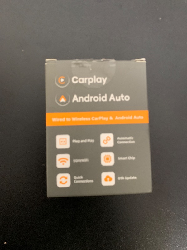 Photo 1 of ?2026 Upgarded? Wireless CarPlay Adapter for iPhone, Mini USB Design for Cars with Wired CarPlay, Fast Connection,5.8GHz WiFi,No Delay, Compatible with iOS 10+ & iPhone 6+, USB/Type C,Plug and Play