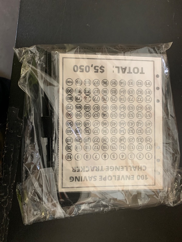 Photo 1 of 100 Envelopes Money Saving Challenge Binder, A5 Money Saving Challenge Book with Cash Envelopes, Savings Challenges Budget Book Binder to Save $5,054