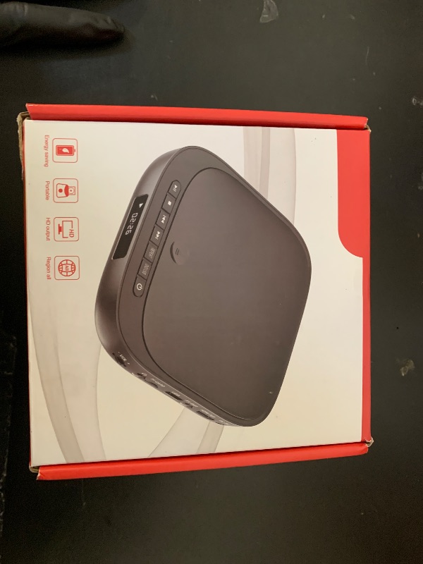 Photo 1 of Mini DVD Player with HDMI, Small DVD Player That Plays All Regions and Formats, DVD CD Players for TV Support 1080P Video, AV Output, USB/TF Card Input, Remote Control (116BLACK)