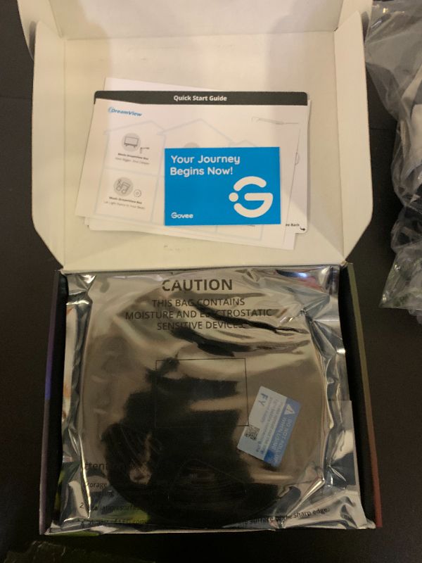 Photo 1 of Govee TV Backlight 3 Lite with Fish-Eye Correction Function Sync to 55-65 Inch TVs, 11.8ft RGBICW Wi-Fi LED Strip Lights with Camera, 4 Colors in 1 Lamp Bead, Voice and APP Control, Adapter