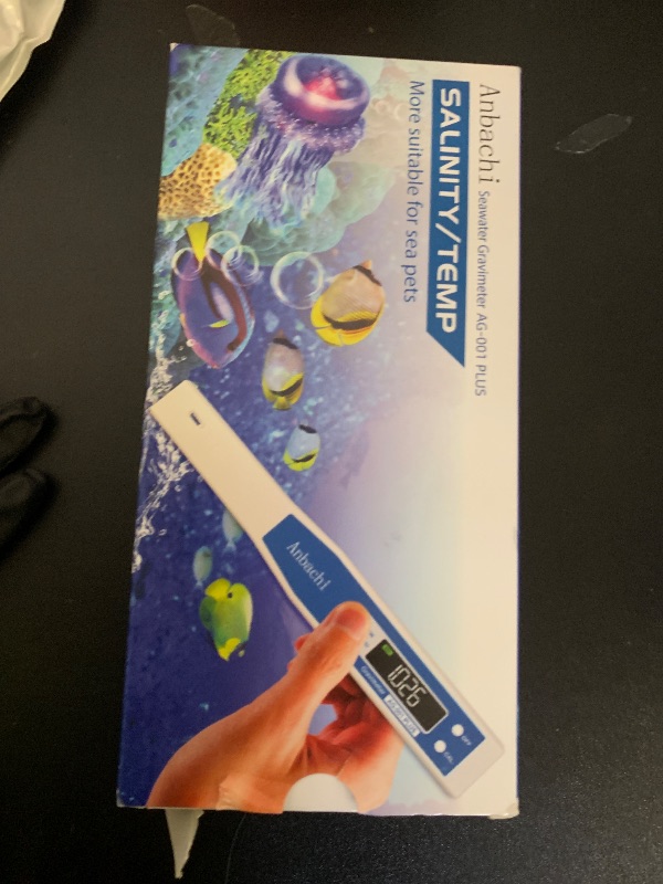 Photo 1 of Saltwater Meter Salinity Meter Digital Water Tester Hydrometer Ideal for Hydroponics Aquarium Fish Pond Aquaculture High Accuracy Pen Type Meter Specific Gravity(SG) Salinity and Temperature 3 in 1