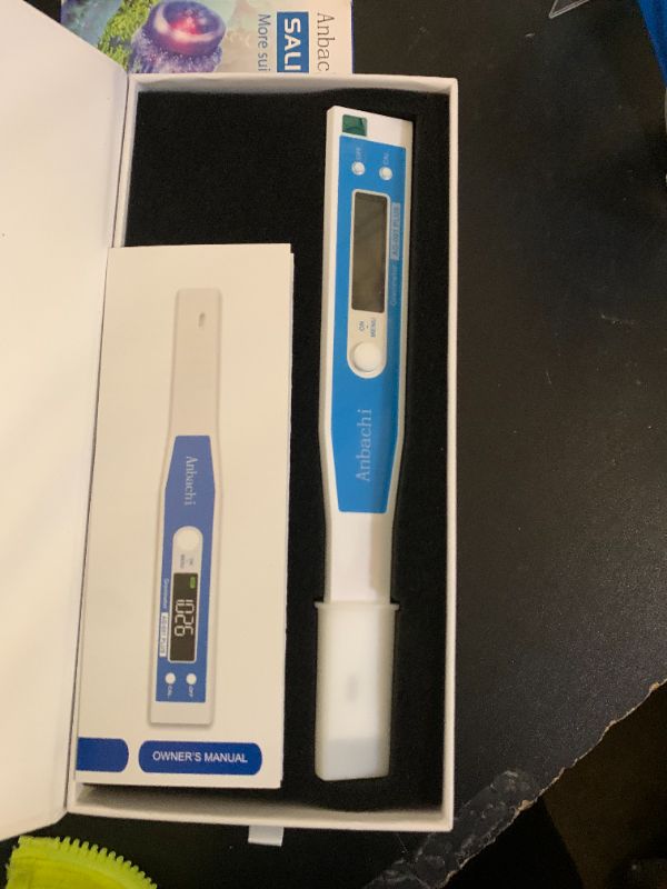 Photo 1 of Saltwater Meter Salinity Meter Digital Water Tester Hydrometer Ideal for Hydroponics Aquarium Fish Pond Aquaculture High Accuracy Pen Type Meter Specific Gravity(SG) Salinity and Temperature 3 in 1