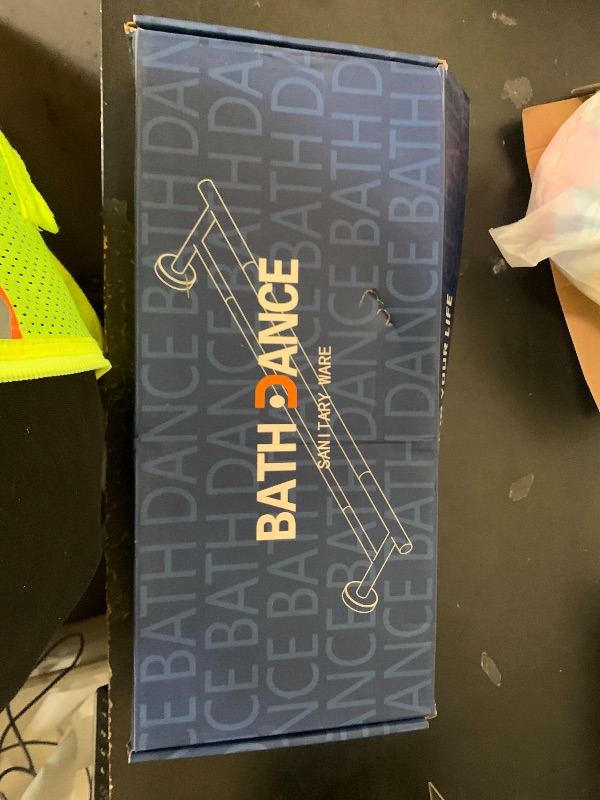 Photo 1 of BATHDANCE Double Towel Bar, Brushed 18 Inch 304 Stainless Steel Towel Rack for Bathroom Kitchen Hand Towel Holder Dish Cloths Hanger SUS304 Wall Mount Total Length 20 Inch (Brushed Grey)