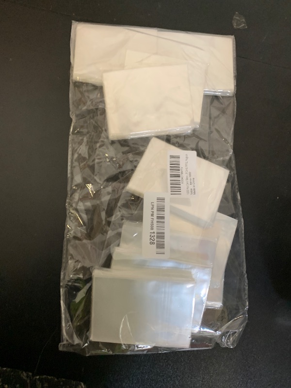 Photo 1 of 1000 Counts Premium Standard Baseball Trading Card Sleeves, Plastic Clear Protector, Soft Perfect Fit for Penny, Football, and Sports Cards