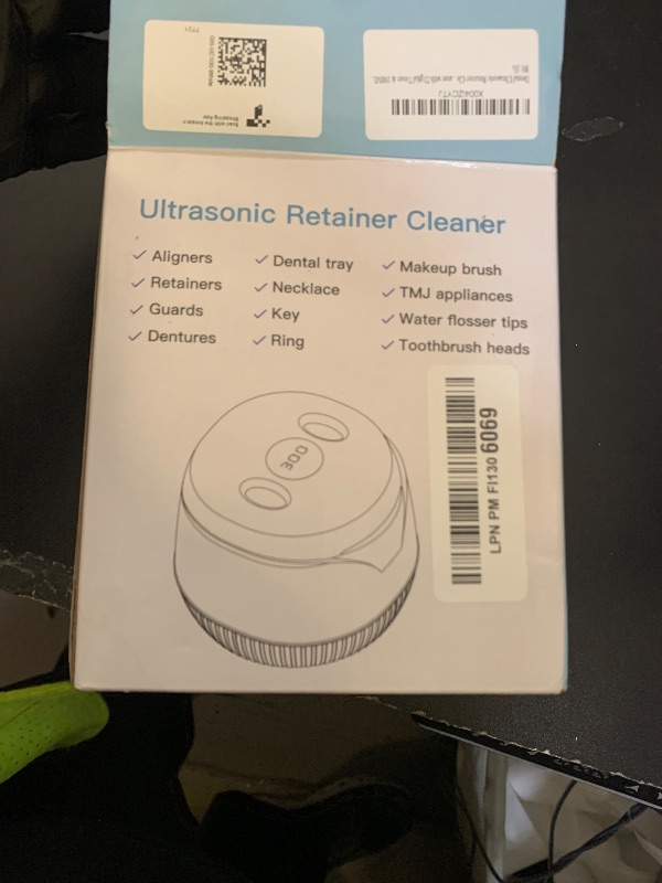 Photo 1 of Dental Ultrasonic Retainer Cleaner Machine: 45kHz Dental Cleaning Pod with Digital Timer & 200ML, Deep Cleaning for Dentures, Mouth Guards, Aligners, Night Guards, Braces, Toothbrush Heads & Jewelry