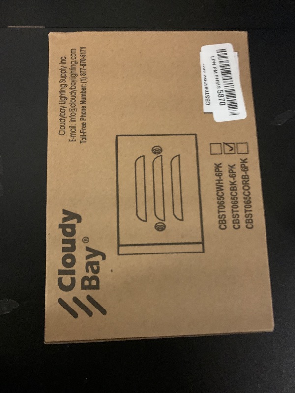 Photo 1 of CLOUDY BAY 5CCT 12V 4W Low Voltage LED Step Light with Horizontal Louvered Faceplate for Steps Decks Stairs,Outdoor Stair Lights,Wet Locations,6 Pack,Black