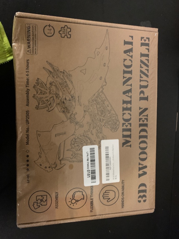 Photo 1 of UPLIKE 3D Wooden Puzzles for Adults: 352pcs Dragon Ship Model Kits for Men - Brain Teaser Wooden Hobby Puzzle Toys - Creative Wooden Model Building Kits for Christmas Birthday Gifts Home Decor