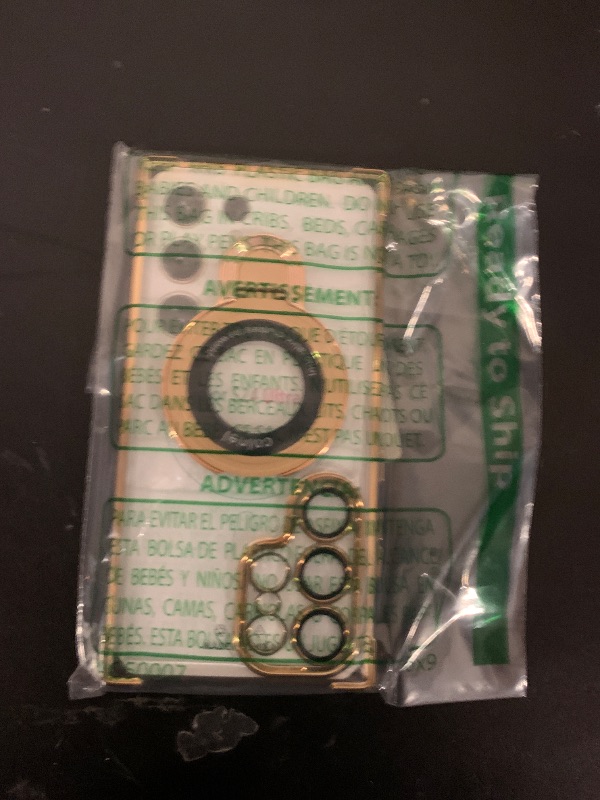 Photo 1 of [Compatible with Magsafe ] Kickstand Case for Samsung Galaxy S24 S23 S22 Ultra Plus Note20Ultra [with Camera Lens Protector] Magnetic Holder Millitary Cover (Gold,for Samsung S24 Ultra)