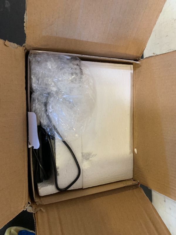 Photo 1 of Sunnydaze Tabletop Water Fountain - Stacked Rocks 10.5 Inch Relaxing Desktop Water Fountain with LED Lights - Office, Bedroom, Living Room