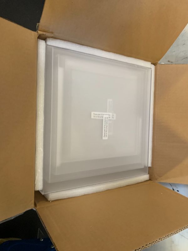 Photo 1 of Leinuosen 7 Pcs Large Buffet Risers Set 6" to 12" Acrylic Display Box Catering Dessert Table Riser Food Display Decorative Stand with Hollow Bottom for Catering Supplies(Clear, Square)