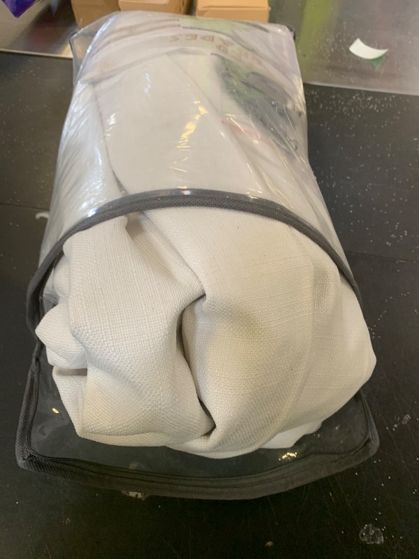 Photo 1 of 100% Blackout Linen 96 Inch Curtains 2 Panel Set for Bedroom, Modern Pinch Pleated Natural Linen Off Beige White Insulated Heavy Curtain 40 x 96 Inches Length Sliding Glass Door Room Darkening Drapes