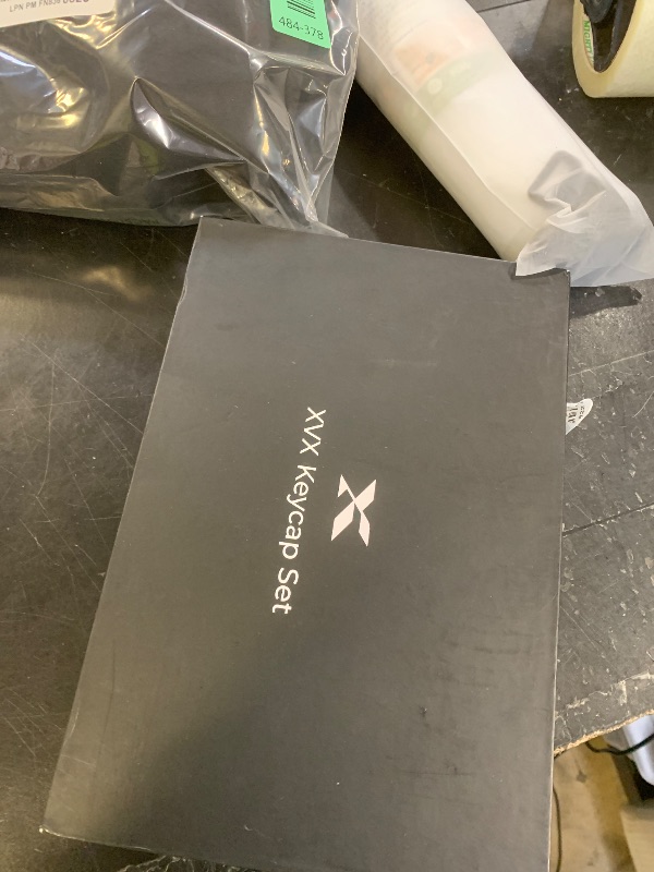 Photo 1 of XVX Black Keycaps, Forged Carbon-Look Cherry Profile Keycap Set, 119-Key Keyboard Keycaps Compatibility with ANSI Layout MX Switches Mechanical Keyboard