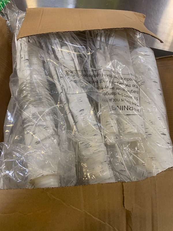 Photo 1 of Zcdl Lamp 2 Pack 6FT Lighted Birch Tree, Prelit Artificial Christmas Tree with 120 LED Lights, White Tree with Timer, Indoor Outdoor Christmas Decorations for Home, Yard, Party, Wedding Holiday Decor