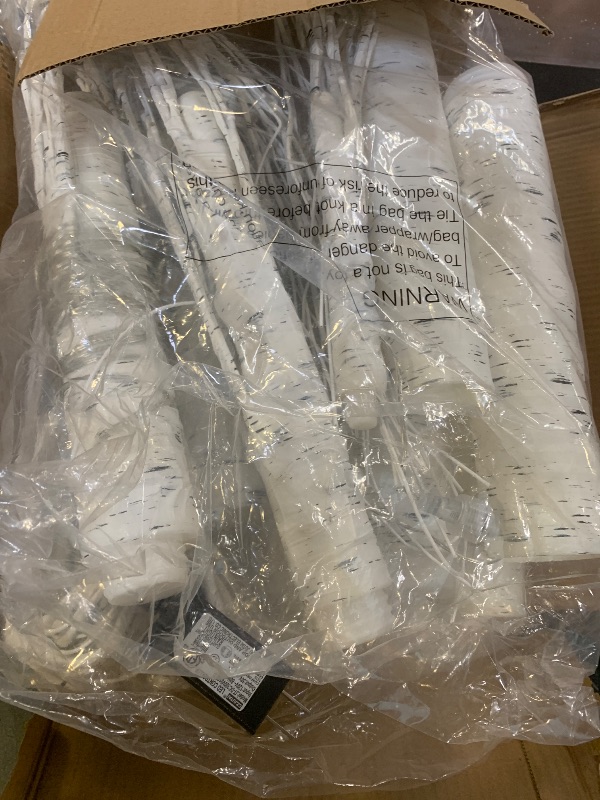 Photo 1 of Zcdl Lamp 2 Pack 6FT Lighted Birch Tree, Prelit Artificial Christmas Tree with 120 LED Lights, White Tree with Timer, Indoor Outdoor Christmas Decorations for Home, Yard, Party, Wedding Holiday Decor