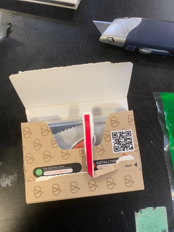 Photo 1 of Uyiton Compatible with iPhone 17 Pro Max Camera Lens Protector - [Not Easy to Break][Strong Adsorption][Case-Friendly] Metal Tempered Glass Rear Camera Screen Cover - Deep Blue