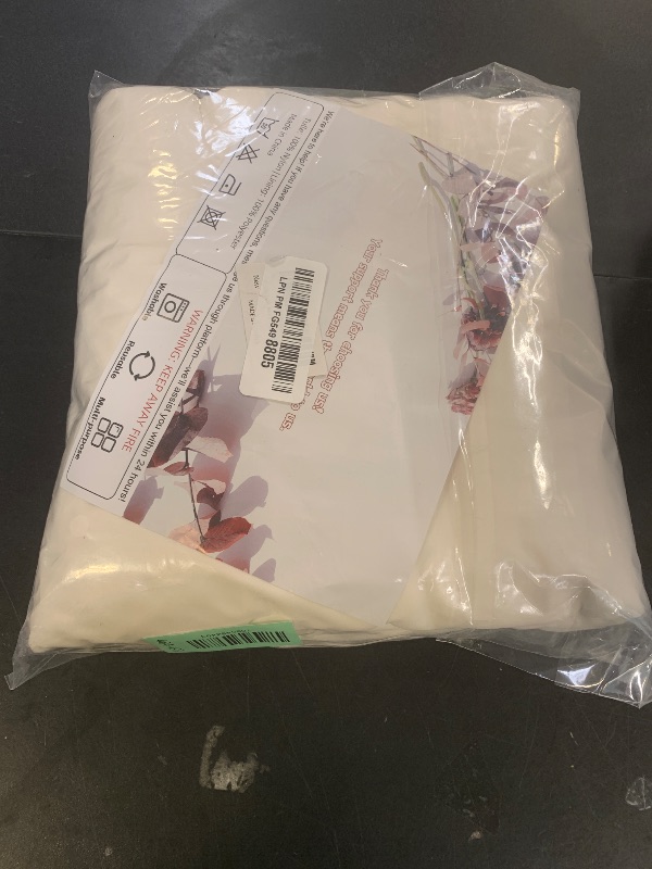 Photo 1 of 10x10ft Wrinkle Free Ivory Backdrop Curtain for Parties Soft Fabric Drapes Wedding Ivory Curtain Backdrop for Birthday Party Decorations Background for Photography 5x10ft,2 Panels