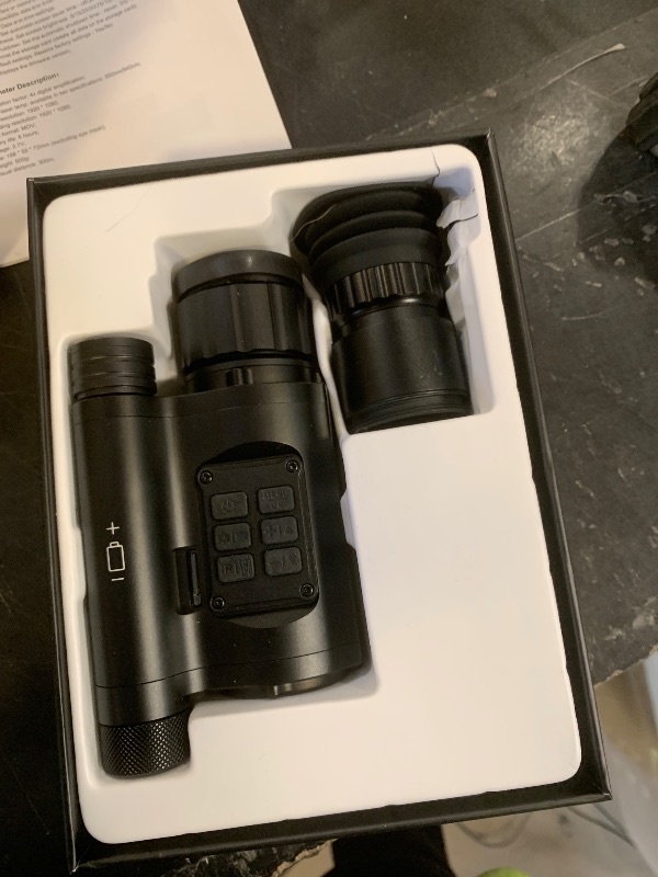 Photo 1 of GOYOJO Night Vision Rifle Scope, 1920x1080 Resolution Day/Night Vision Monocular with Camera&Video, 50mm Focal Lens Vision Optics for Night Hunting Camping