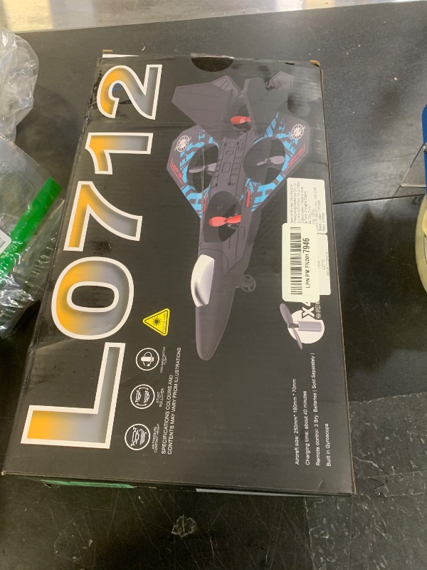 Photo 1 of Remote Control Airplane for Kids Boys Beginners 8-12, RC Plane with Light, 360° Flip Fighter Jet Toys, Stunt Roll, Airplane Toy Gifts for Kids Boys Girls 8-16 Drone for Adults