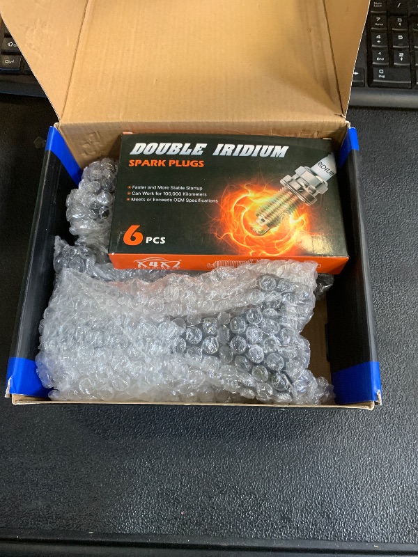 Photo 1 of UF267 Ignition Coil Pack & 4504 Double Iridium Spark Plug For 2000-2008 TOYOTA Avalon Camry Highlander Sienna Solara / 1999-2008 Lexus RX300 RX330 ES300 ES330 RX400h V6 3.0L 3.3L Set of 6r