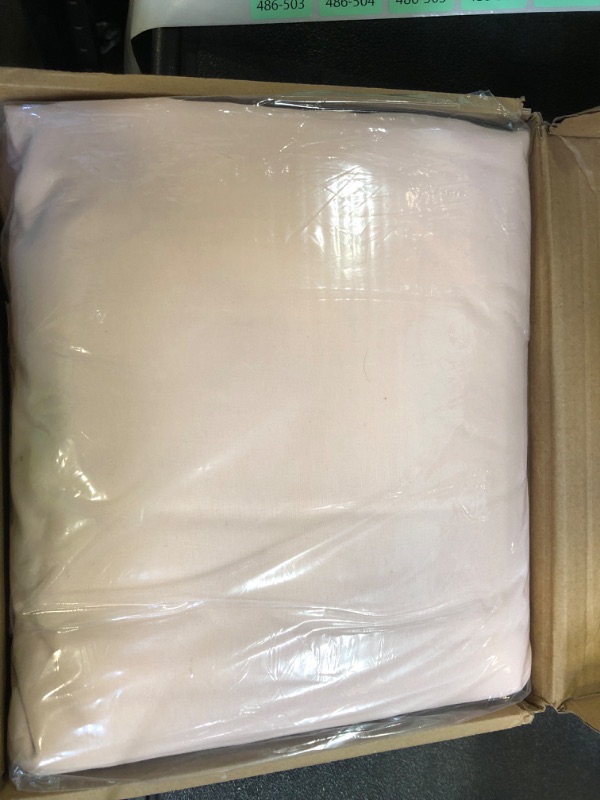 Photo 1 of microfiber sheet set-blush pink Full size