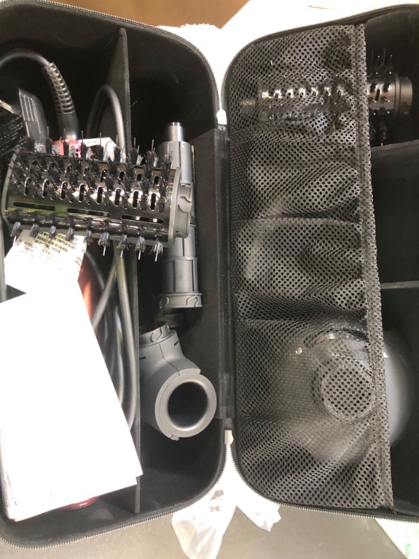 Photo 1 of Shark FlexStyle Air Styling & Drying System, Powerful Hair Dryer Brush & Multi-Styler with Auto-Wrap Curlers, Diffuser, Paddle Brush, Round Brush, Concentrator Attachment, Black Cherry, HD457CR