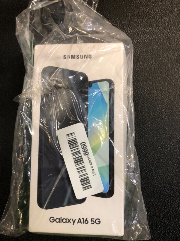 Photo 1 of Samsung Galaxy A16 5G A Series, Unlocked Android Smartphone, Large AMOLED Display, Durable Design, Super Fast Charging, Expandable Storage, 5G Connectivity, US Version, 2025, Blue Black