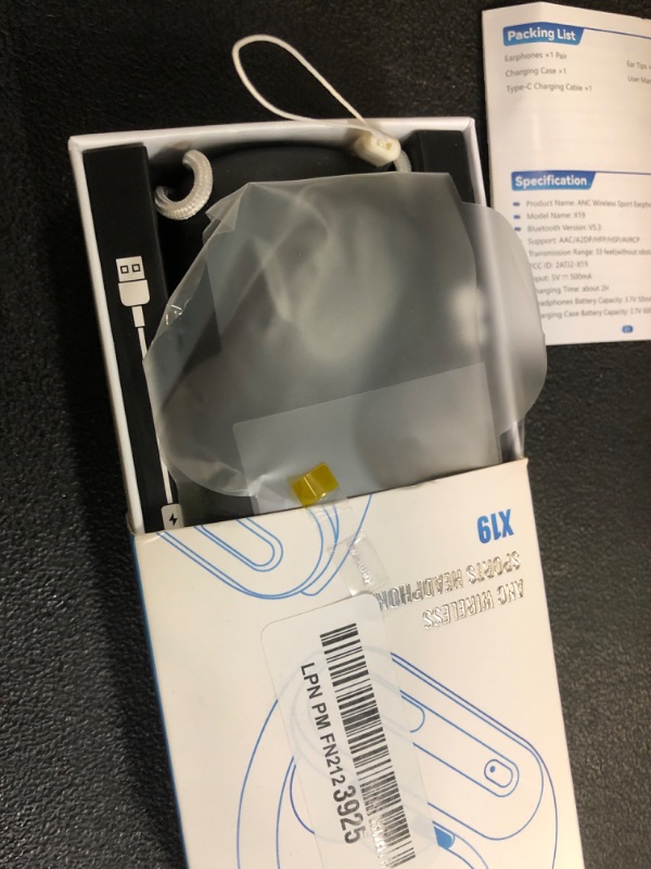 Photo 1 of OFNEX Active Noise Cancelling Wireless Earbuds