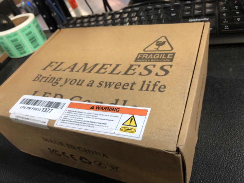 Photo 1 of NURADA Flickering Flameless Candles: Built-in Star String Acrylic Battery Operated LED Pillar Candles with Remote and Timer for Home Party Weddings Christmas Halloween Decor -Green 3 Pack