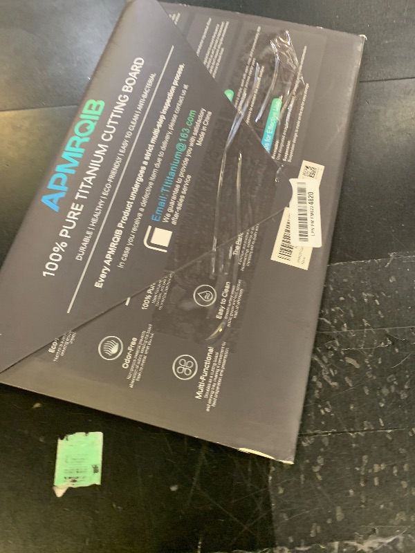 Photo 1 of APMRQIB Titanium Cutting Boards for Kitchen,100% Pure Titanium Cutting Board Set of 3, Double Sided Non Toxic Cutting Board, Hygiene Durable Dishwash