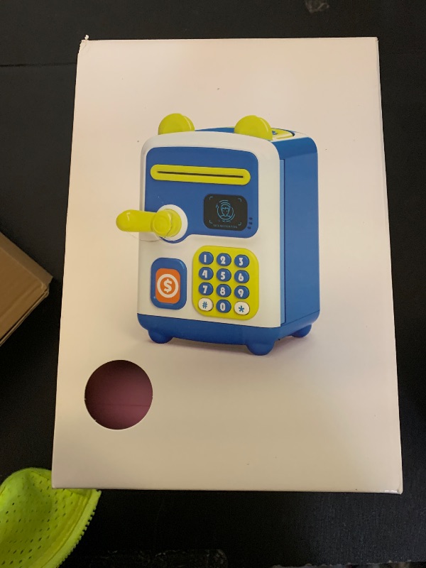Photo 1 of ?Upgraded? Piggy Bank, Face ID Password Unlocking Electronic Kids Bank ATM Security Unlocking Cash Coin Bank Toys Gifts for Kids, Coin Bank for 3 4 5 6 7 8 9 10 11 12 Year Old Girls Boys