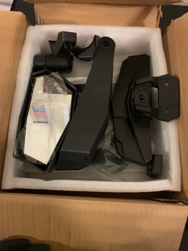 Photo 1 of KIWI MASTER Center & Side Rear View Mirrors for 2024-2026 Polaris RZR XP 1000/RZR XP S 1000 Accessories, 2021-2026 RZR Trail/Trail S, Adjustable Folding Rearview Mirror, 2884524 2883763