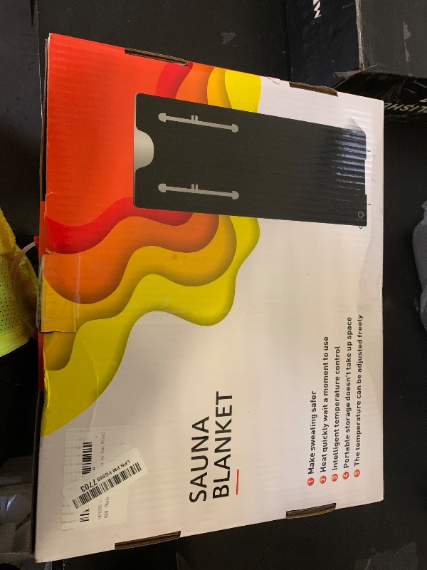 Photo 1 of UMIXGENE Infrared Sauna Blanket-Sauna Blanket for Home Use and SPA, Portable Design for Relaxation and Detoxification Highest 176?, 20-60 Minutes Timer, 6 ft x 2.65 ft?Space Black?