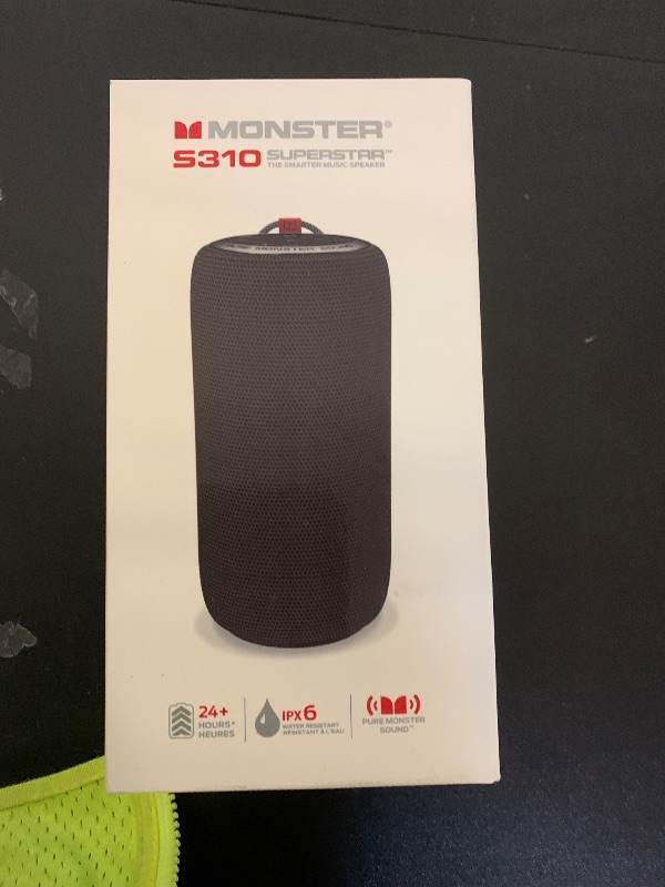 Photo 1 of Monster S310 Upgraded Bluetooth Speaker, 30W Portable Speaker, 360° Stereo Sound with Punchy bass, TWS Pairing, IPX6 Waterproof, Bluetooth 5.2, 24H Playtime, Perfect for Home, Outdoor, Beach, Party