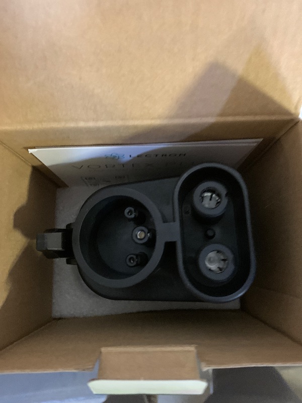 Photo 1 of Lectron NACS to CCS Electric Vehicle Adapter with Interlock - (500A/1,000V) - Compatible with Tesla Superchargers - CCS1 EV Fast Charging with Vortex Plus [Check Automaker for Compatibility] - UL 2252